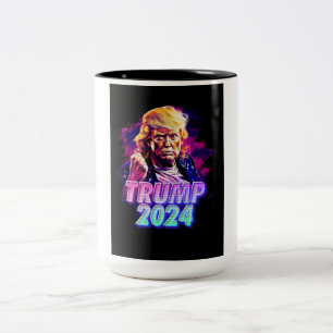 Tasse 2 Couleurs Trump 2024 - miami vice