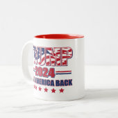 Tasse 2 Couleurs Trump-2024-Take-America-Back (Devant gauche)