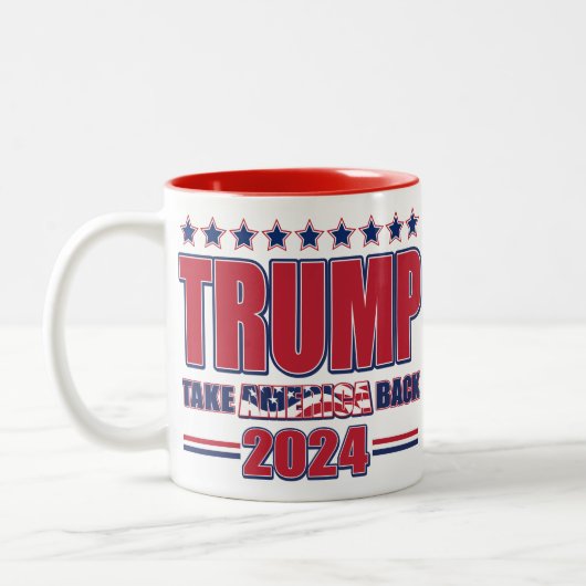 Tasse 2 Couleurs Trump-2024-Take-America-Back (Gauche)