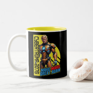 Tasse 2 Couleurs Trump 2076 Campagne présidentielle martienne