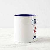 Tasse 2 Couleurs Trump 47 God Bless America (Centre)