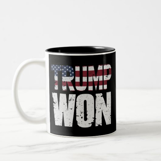 Tasse 2 Couleurs Trump a gagné la 47e élection présidentielle améri (Gauche)