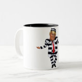 Tasse 2 Couleurs Trump en prison (Devant gauche)