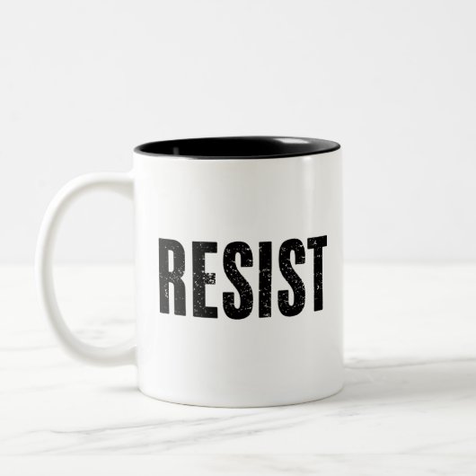 Tasse 2 Couleurs Trump résiste à la contestation anti-politique de  (Gauche)