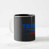 Tasse 2 Couleurs trump take America back (Devant gauche)