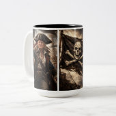 Tasse 2 Couleurs Trump the Pirate (Devant gauche)