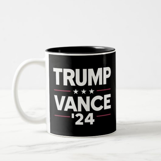 Tasse 2 Couleurs Trump Vance 2024 Pour Président VP USA Election (Gauche)