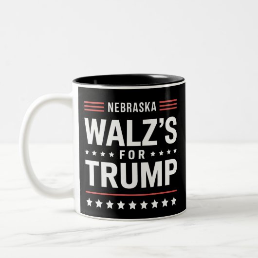 Tasse 2 Couleurs Trump Vance Walz pour Trump Nebraska (Gauche)
