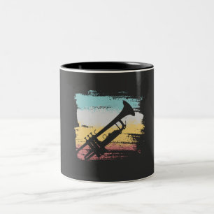 Tasse 2 Couleurs Trumpet Vintage