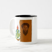 TASSE 2 COULEURS TST /FLO ART (Devant gauche)
