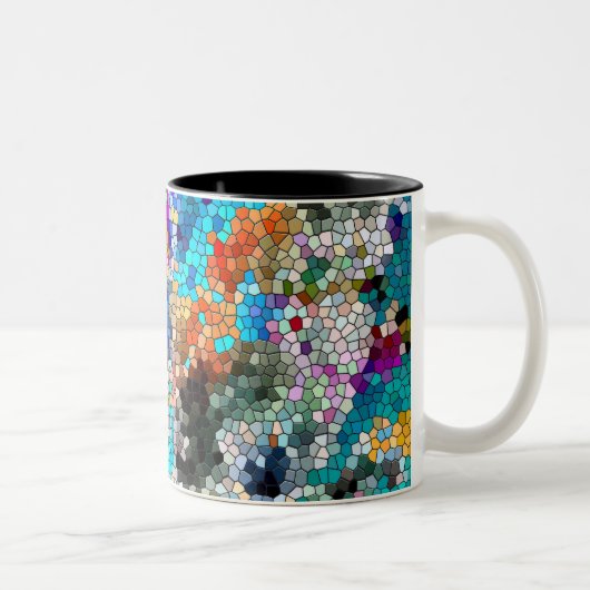 Tasse 2 Couleurs TTEQOTGCubismINV SGDRKDP BLUE (Droit)