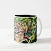Tasse 2 Couleurs tTrex (Devant droit)
