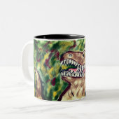 Tasse 2 Couleurs tTrex (Devant gauche)
