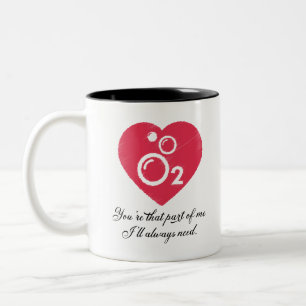 Tasse 2 Couleurs Tu es cette partie de moi dont j'aurai toujours be