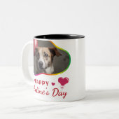 Tasse 2 Couleurs Tu Es Ma Saint Valentin ? - Embrasse passionnée (Devant gauche)