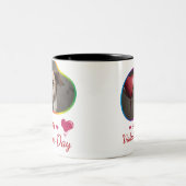 Tasse 2 Couleurs Tu Es Ma Saint Valentin ? - Embrasse passionnée (Centre)