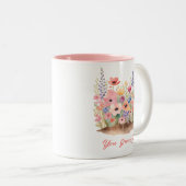 Tasse 2 Couleurs Tu Grandis Fille (Devant droit)