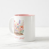 Tasse 2 Couleurs Tu Grandis Fille (Devant gauche)