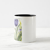 Tasse 2 Couleurs Tulipe de printemps pourpre (Centre)