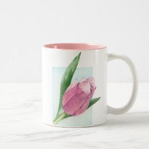Tasse 2 Couleurs Tulipe rose