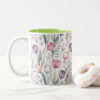 Tulipe scandinave modèle floral
