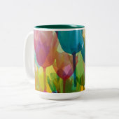 Tasse 2 Couleurs Tulipes (Devant gauche)