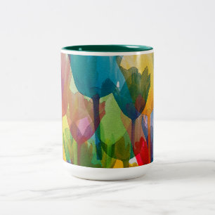 Tasse 2 Couleurs Tulipes