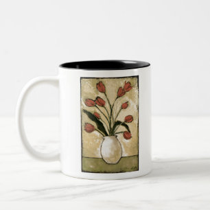 Tasse 2 Couleurs Tulipes BAG10-V2 dans Red.tif