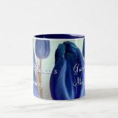Tasse 2 Couleurs Tulipes bleues (Centre)