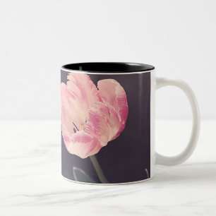 Tasse 2 Couleurs Tulipes en fleurs mignonnes -Personnalisées
