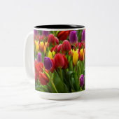Tasse 2 Couleurs Tulipes lumineuses (Devant gauche)