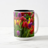 Tasse 2 Couleurs Tulipes lumineuses (Devant droit)