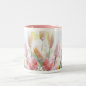 Tasse 2 Couleurs Tulipes pascales Pastel (Centre)