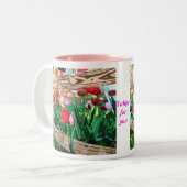 Tasse 2 Couleurs Tulipes pour vous (Devant gauche)