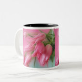 Tasse 2 Couleurs Tulipes roses (Devant gauche)