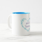 Tasse 2 Couleurs tunes jenX (Devant gauche)
