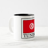Tasse 2 Couleurs Tunisie (Devant gauche)