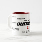 Tasse 2 Couleurs Turkiye Bardak (Devant gauche)