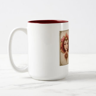 Tasse 2 Couleurs Turquoise & Gold Gol Banoo – Persian Floral Lady A