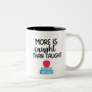 Tasse 2 Couleurs Tuteur de professeur de croissance 'Plus est attra