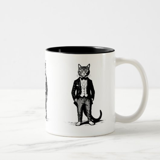 Tasse 2 Couleurs Tuxedo Classy (Droit)