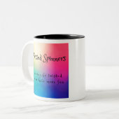 Tasse 2 Couleurs Twister Spinners a plus de plaisir (Devant gauche)