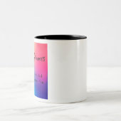 Tasse 2 Couleurs Twister Spinners a plus de plaisir (Centre)