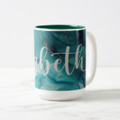 Tasse 2 Couleurs Two-Tone Mug, 15 oz (Devant droit)