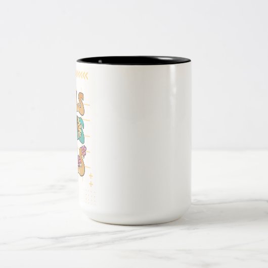 Tasse 2 Couleurs Two-Tone Mug, 15 oz (Centre)