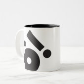 Tasse 2 Couleurs TYP-(Ö!) Créations (Devant gauche)