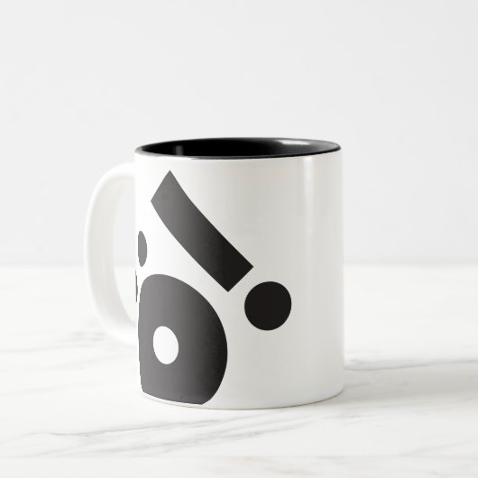 Tasse 2 Couleurs TYP-(Ö!) Créations (Devant gauche)