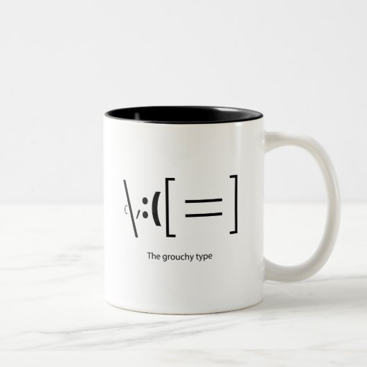 Tasse 2 Couleurs Type Grouchy (Droit)