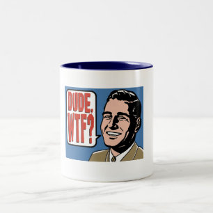 Tasse 2 Couleurs Type, WTF !