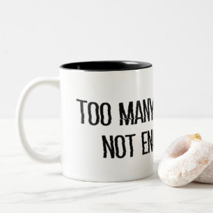Tasse 2 Couleurs Typographie amateur de chat sarcastique